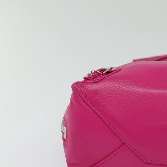 BALENCIAGA Mini Paper Hand Bag Leather Pink 357333 Auth 123322 - Picture 14 of 16